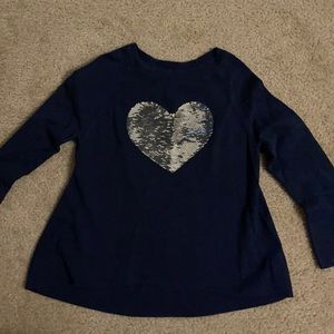 Gap girls S flippy sweater